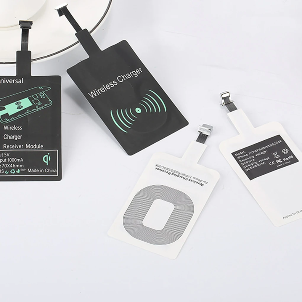 Беспроводное зарядное устройство Qi приемник катушка для вспышки док станция Andriod
