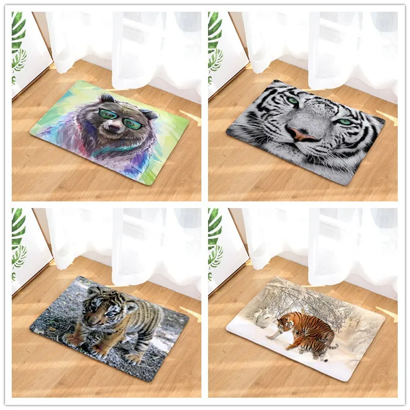New Arrival Animal Print Dust-Proof Carpets Bathroon Mats Anti-Slip Rugs 40X60or50x80cm | Дом и сад