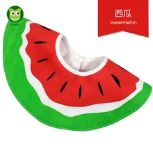 Детские нагрудники KEYING с круглым вырезом, 360 градусов, хлопковые нагрудники для малышей, младенцев, маленьких мальчиков и девочек