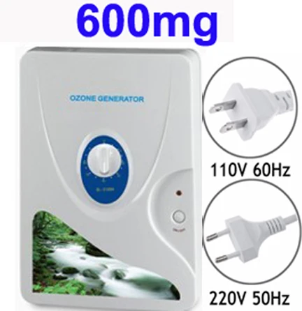 

Ozonizer Air And Water 220v 110v 600mg/h Ozone Generator Ozonator Ionizer O3 Timer Air Purifiers Oil Vegetable Meat Fresh