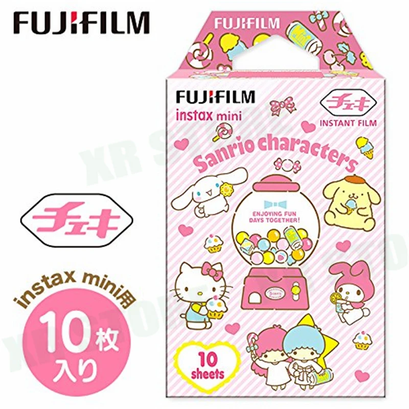 Fujifilm Instax Mini 8 9 пленка Sanrio персонажи Fuji мгновенная фотобумага 10 листов для 70 7s 50s 50i 90 25 Share SP-1 2 камеры