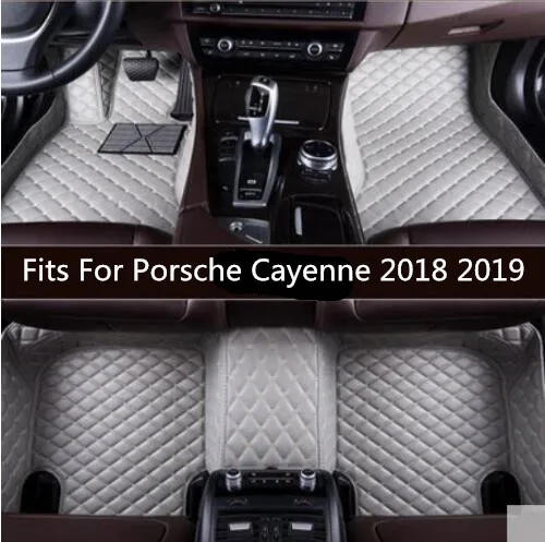 Высококачественные автомобильные кожаные коврики подходит для Porsche Cayenne 2018 2019