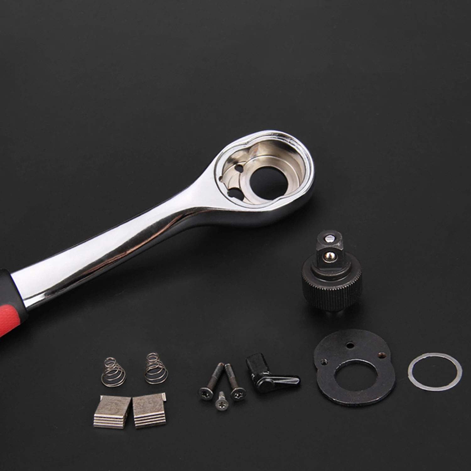 Ratchet Wrench Retractable Labor Saving 1/2 3/8 1/4 Two-Way Thorn Wheel Hex Socket Wrench Car Repair Tool Tiger wrench