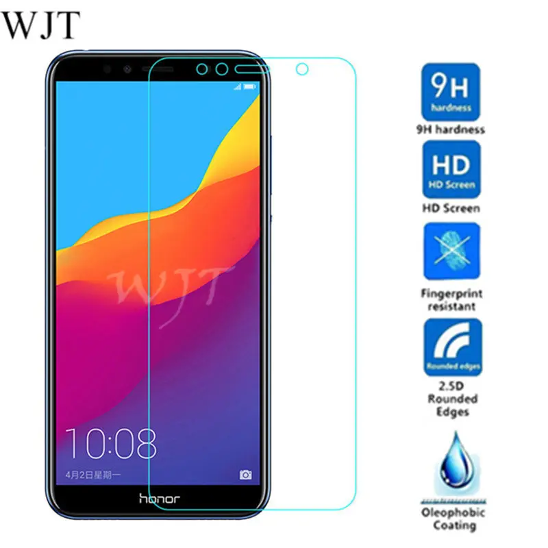 

7A pro sklo cover Tempered Glass For Huawei Honor 7A Y6 2018 7A Pro Film on Y6 Y5 2018 5.7 5.45 inch Protective Screen Protector