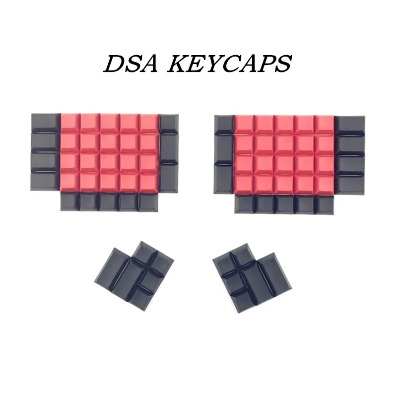 Ergodox pbt колпачки белый черный серый dsa pbt пустые колпачки для ergodox Механическая игровая клавиатура dsa профиль