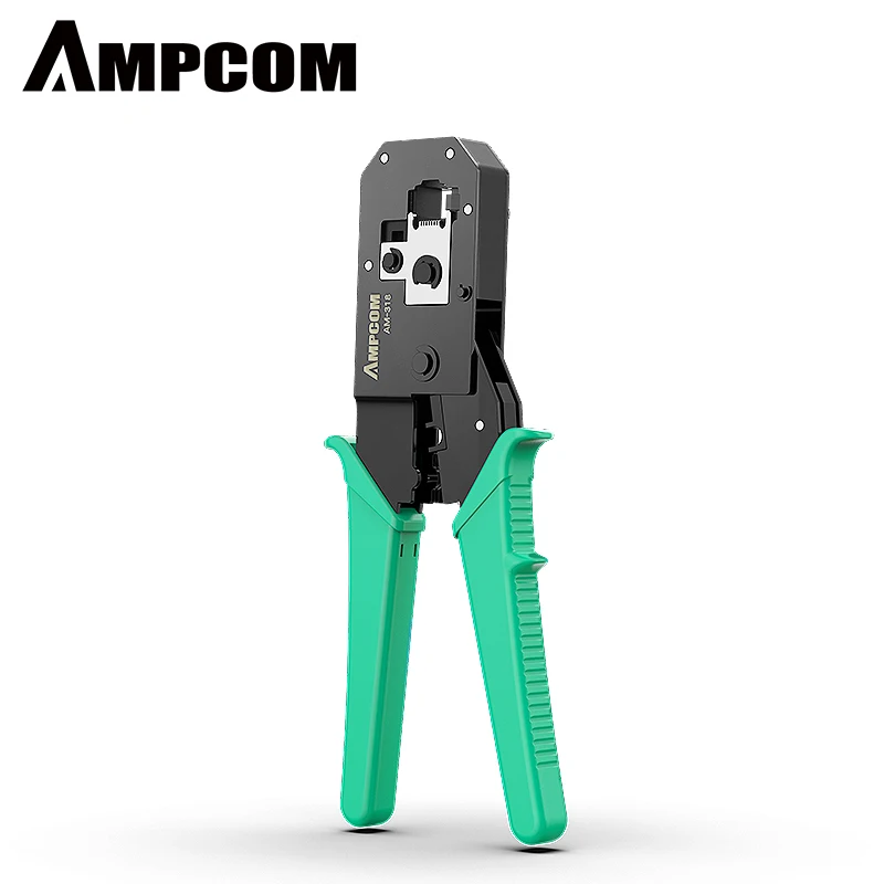 Обжимные клещи AMPCOM серии Green RJ11 RJ45 обжимные сетевой кабель щипцы для 6P 8P 1 5 6 4