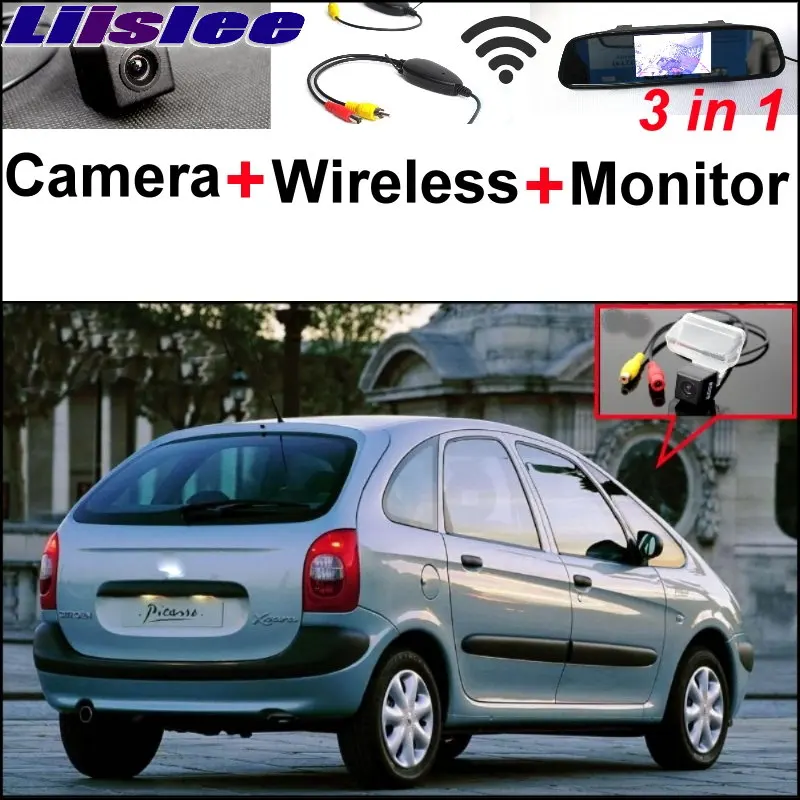 Liislee Special Rear View Camera + Wireless Receiver + Mirror Monitor Easy Backup Parking System For Citroen Xsara Picasso MPV
