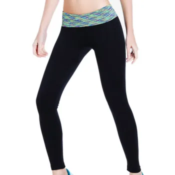 

Women Sexy Cropped Leggings High Waist Elastic Slim Trousers Force Exercise Female Elastic Stretchy Leggings