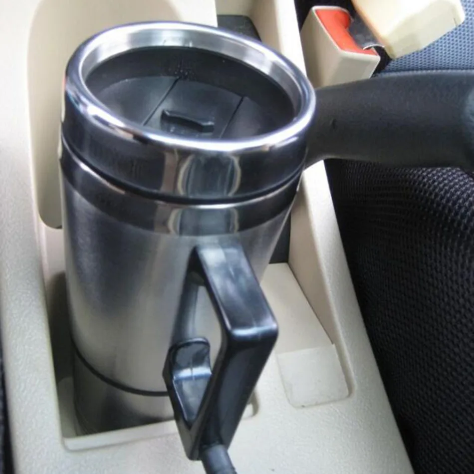300ml Car Based Heating Stainless Steel Cup Kettle Travel Trip Coffee Tea Heated Mug Motor Cigarette Lighter Plug 300ml Car Based Heating Stainless Steel Cup Kettle Travel Trip Coffee Tea Heated Mug Motor Cigarette Lighter Plug