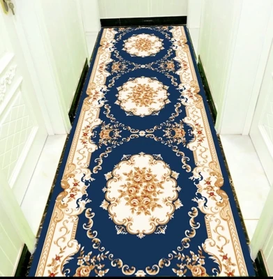 

Oriental Area Rugs Corridor 3D Carpets Door Mat European Persian Palace style Moisture Living Room Rug Absorbent Short Plush Mat