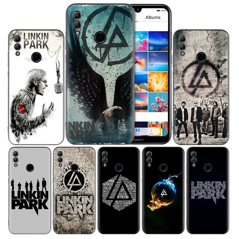 

Linkin Park Black Silicone Case Cover for Huawei Honor 8X 8C 8A 8S 10 10i Lite Play V20 Y9 Y7 Y6 Y5 Prime 2018 2019
