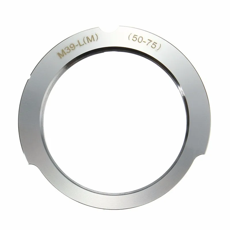 

Camera Adapter New For Leica M39 Screw Mount LSM LTM L39 Lens To for Leica M 50-75mm aluminium Camera parts