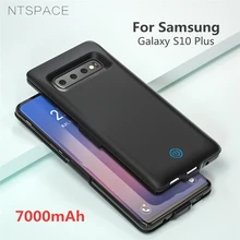 NTSPACE чехол для зарядного устройства для samsung Galaxy S10 Plus, чехол для аккумулятора, 7000 мА/ч, дополнительный чехол для зарядного устройства s для samsung S10
