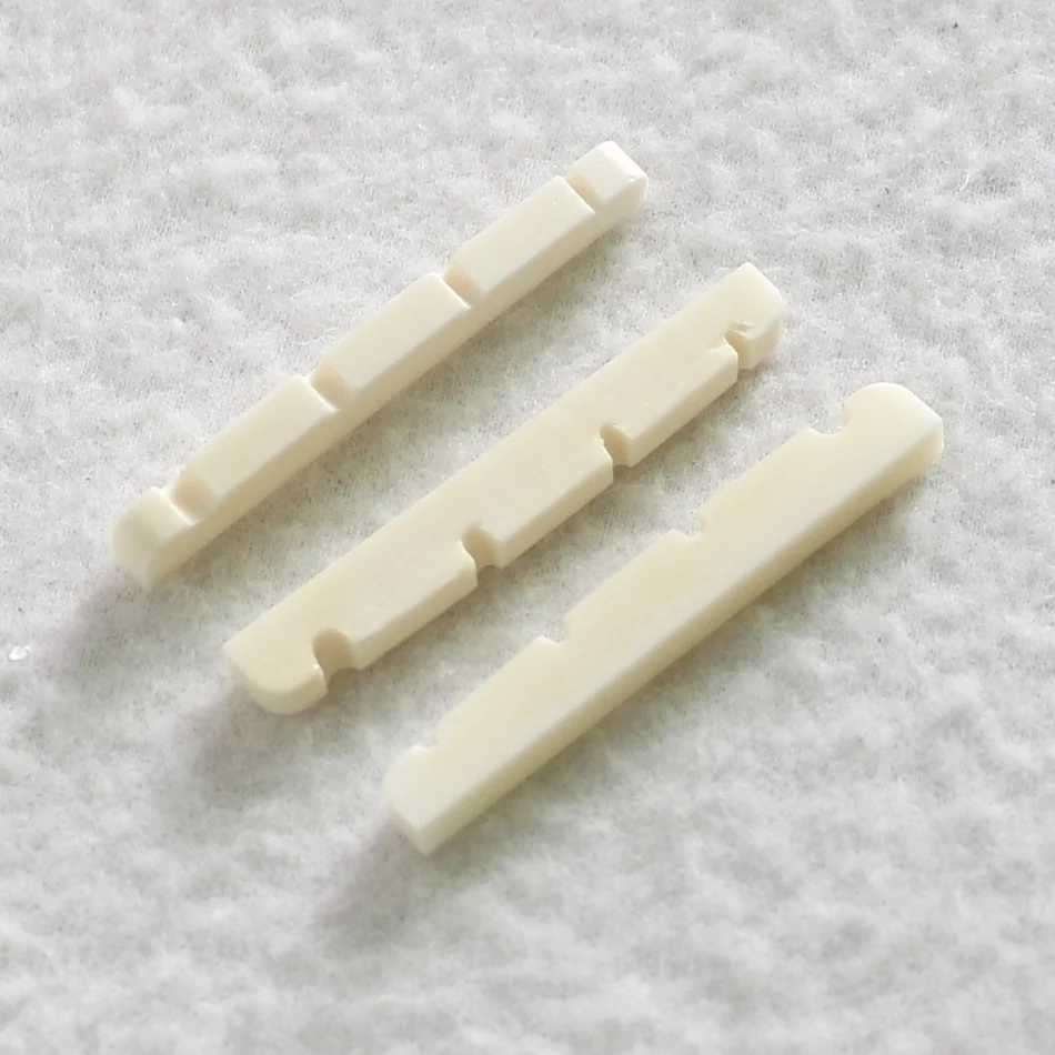 Donlis 5pcs Bone Bass Nut 42mm For 4 String Pbass Necks