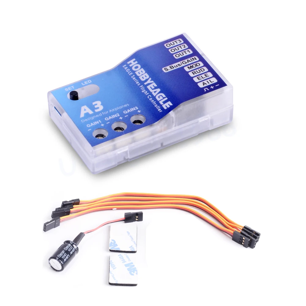 1pcs Eagle A3 Aeroplane Flight Controller Stabilizer System 6 axle Gyro for RC Multicopter