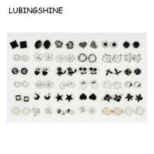 36 пара/лот, женские маленькие серьги-гвоздики с изображением животных, наборы для девочек, детские эмалированные мини вечерние серьги, подарок на день рождения