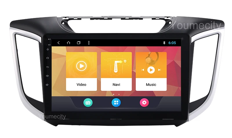 Excellent Youmecity Android 8.1 Car DVD For Hyundai IX25 Creta 2014-2018 year GPS Radio Video Multimedia Player Capacitive IPS Screen RDS 4
