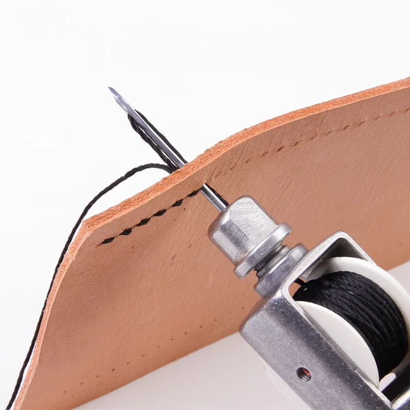 DIY Leather Sewing Tool Leather Hand Sewing Machine Waxed Thread for Leather  Craft Edge Stitching Belt Strips Shoemaker Tools 