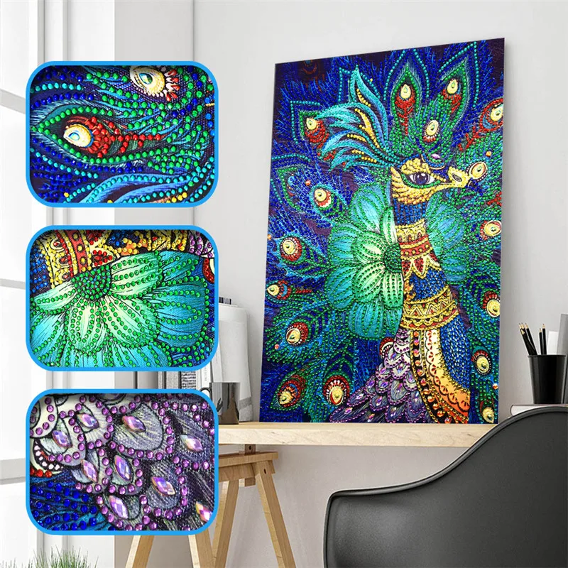 

New 5D DIY Diamond Painting Cartoon Character Flower Special Shape Diamond Cross Embroidery Diamond Embroidery Crystal Artwork