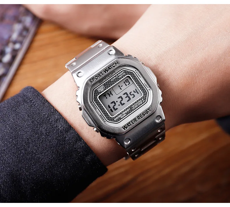 à prova dwaterproof água relógios masculinos relógio