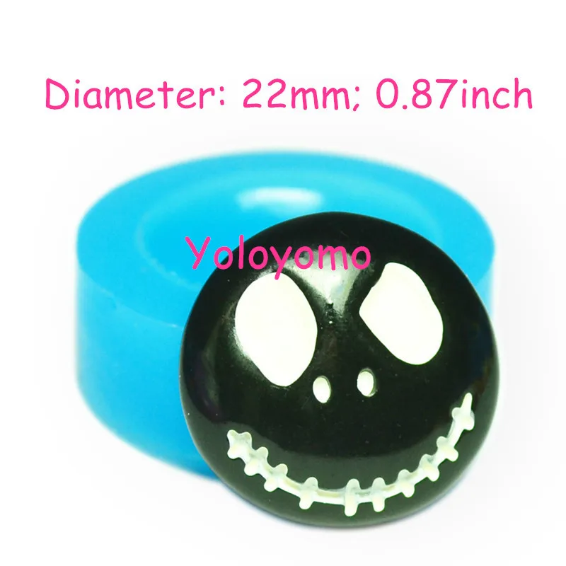 P405YL-Round-Skeleton-Silicone-Mold-Halloween-Mold-Sugarcraft-Food-Safe-Icing-Soap-Jewelry-Resin-Moulds-22mm