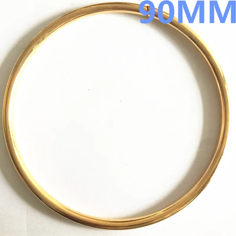 

50pcs/lot Large ring 90mm O Ring 5mm thickness GOLD Plated Backpack Collar Harness Ring diy handmade Bag Parts Accessories