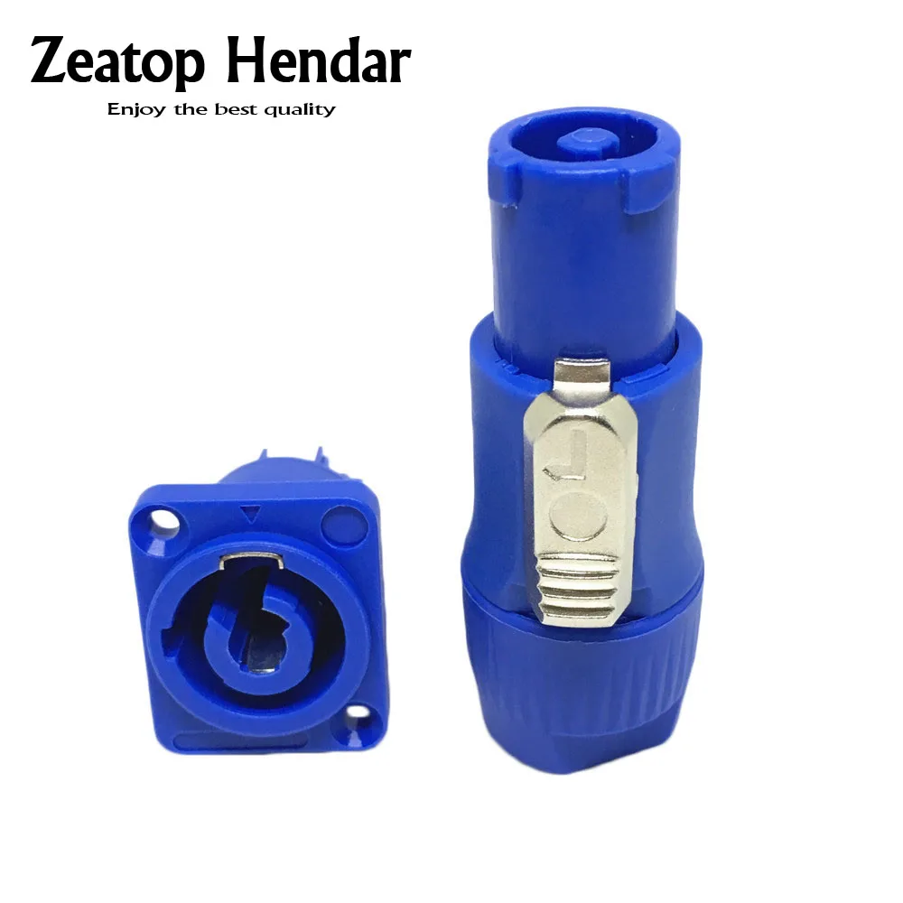 

1Set High Quality 3 Pin Neutrik PowerCon Stage Light Power Cable Chassis Panel Plug Audio Connector