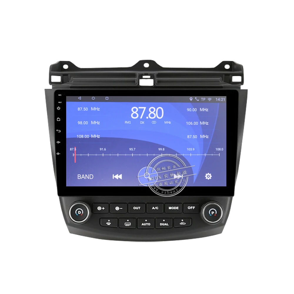 Discount HACTIVOL 10.1" Quad core car radio gps navi for Honda Accord 7 2003-2007 android 7.0 car DVD video player with 1G RAM 16G ROM 12