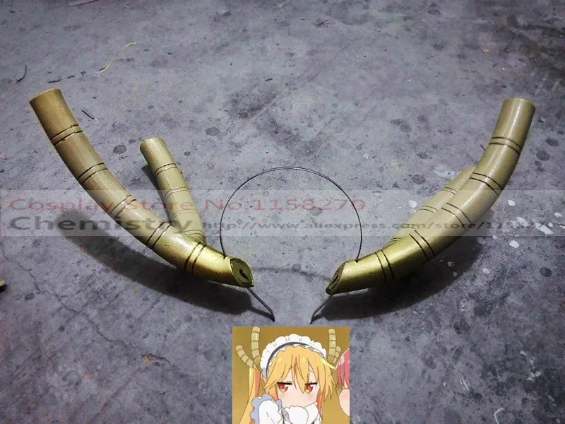 Косплей рога дракона горничной Tohru из мисс Кобаяси |