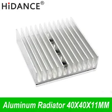 Радиатор радиатора из алюминиевого сплава экструдированный охлаждающий охладитель для электронного рассеивания тепла(40x40x11 мм