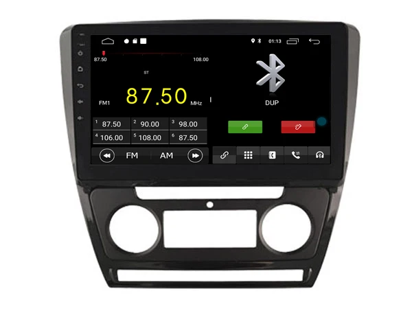 Clearance Elanmey top equipped 8 cores+4GB ram+64G rom android 8.1 car radio fit for skoda octavia 2010 gps navigation multimedia headunit 5