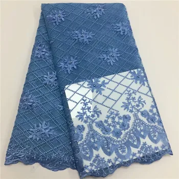 

Beautiful design African net lace fabric French mesh material for lady dress KN82(5yards/lot) free shipping