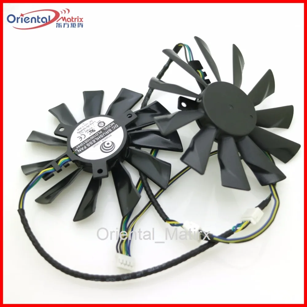 2 шт./лот PLD10010S12HH 12 В 0 35 а 95 мм охлаждающий вентилятор для MSI GTX770 R9-280X R9-270X R7-260X