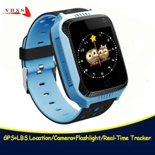 Сенсорный экран Smart gps lbs-трекер местоположение sos-вызов Remote Monitor Камера фонарик часы наручные часы для детей Pk Q90