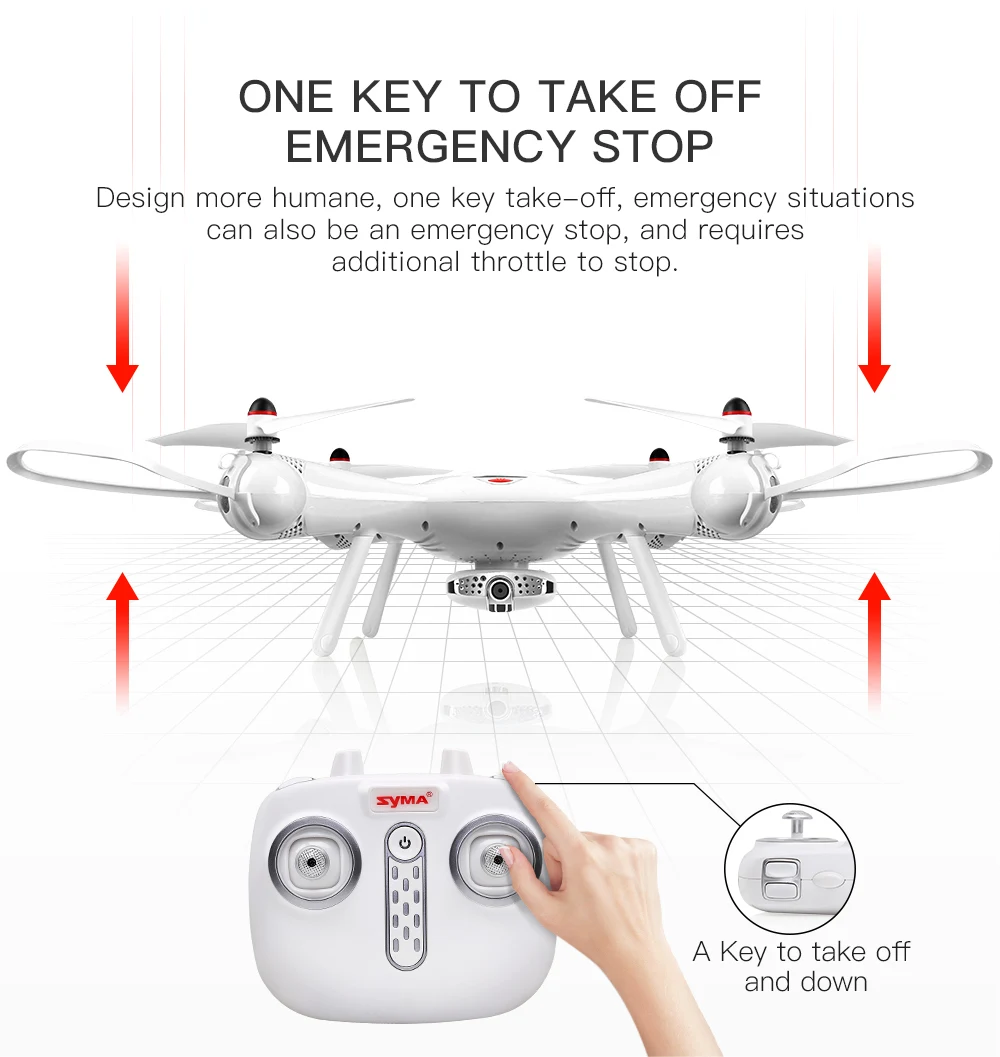 Syma X25PRO 2.4G GPS Positioning FPV RC Drone Quadcopter with 720P HD Wifi Adjustable Camera Altitude Hold Follow Me Gifts New