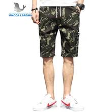 Для мужчин камуфляж шорты-карго мешковатые мульти карман военных молнии Бриджи Короткие штаны Для мужчин s тактические шорты мужской плюс Размеры
