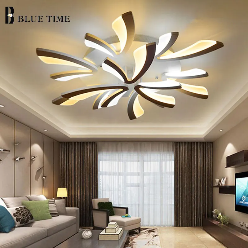

Surface Mounted Modern Led Chandeliers V Shape For Living Room Bedroom Lampara De Techo Indoor Lighting Luminaires AC110V 220V.