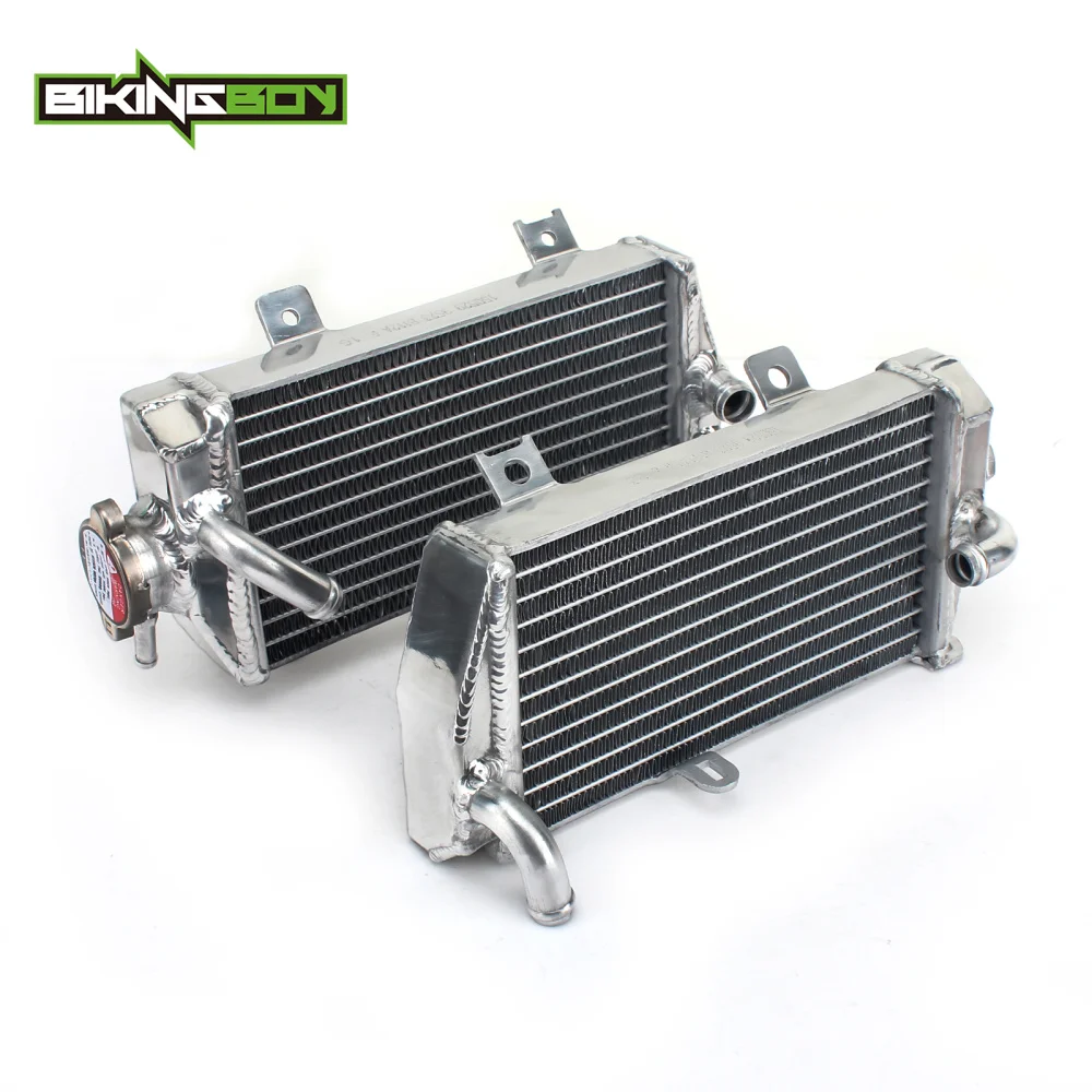 

BIKINGBOY MX Motorcycle Left & Right Aluminum Cores Water Cooling Radiators For HONDA CRF 250 R CRF250R CRF 250R 2014 14