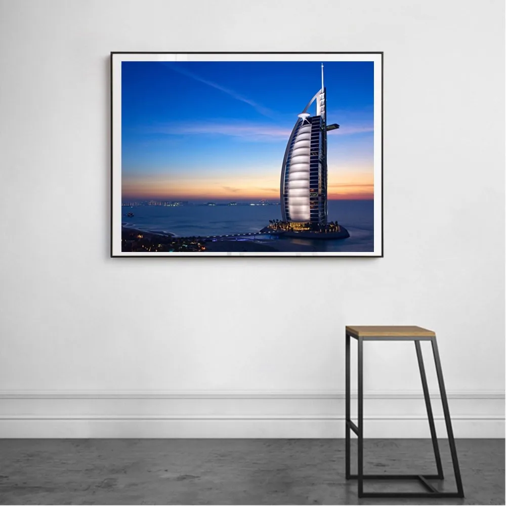 

DIY 5D Modern Diamond Painting Diamond Square Diamond Landscape Cross Embroidery Set Crystal Rhinestone Craft Mirror Sticker
