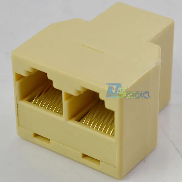Высокое качество RJ45 1 порт в 2 порта LAN Ethernet сетевой кабель сплиттер удлинитель