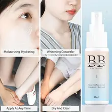 Спрей BB крем Lazy Man спрей тональный, для придания яркости Отбеливающая увлажняющая основа для лица отбеливающий спрей BB без макияжа