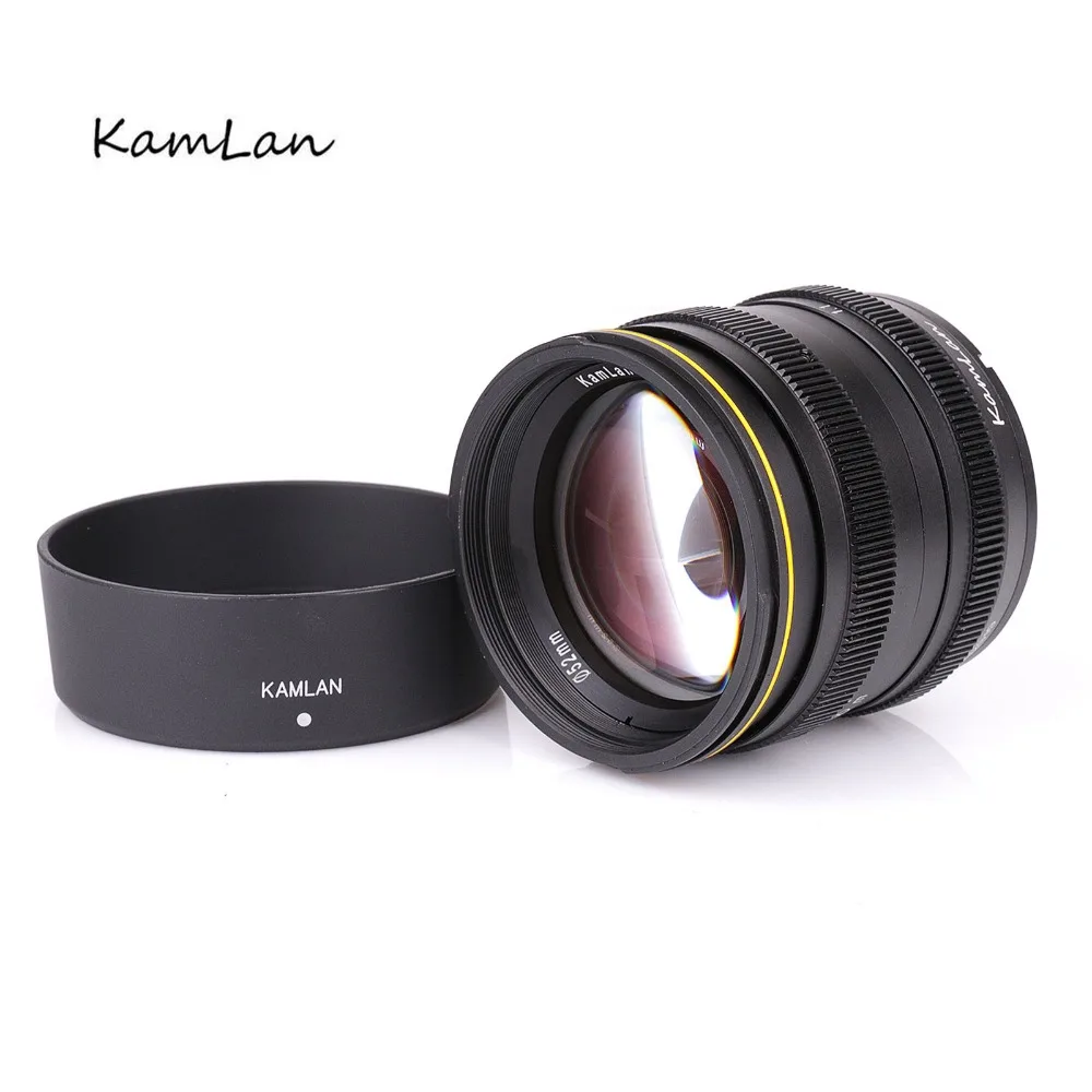 Новинка для Kamlan 50 мм F1.1 APS-C объектив с большой апертурой ручной фокусировки для sony E-Mount микро-Одиночная камера
