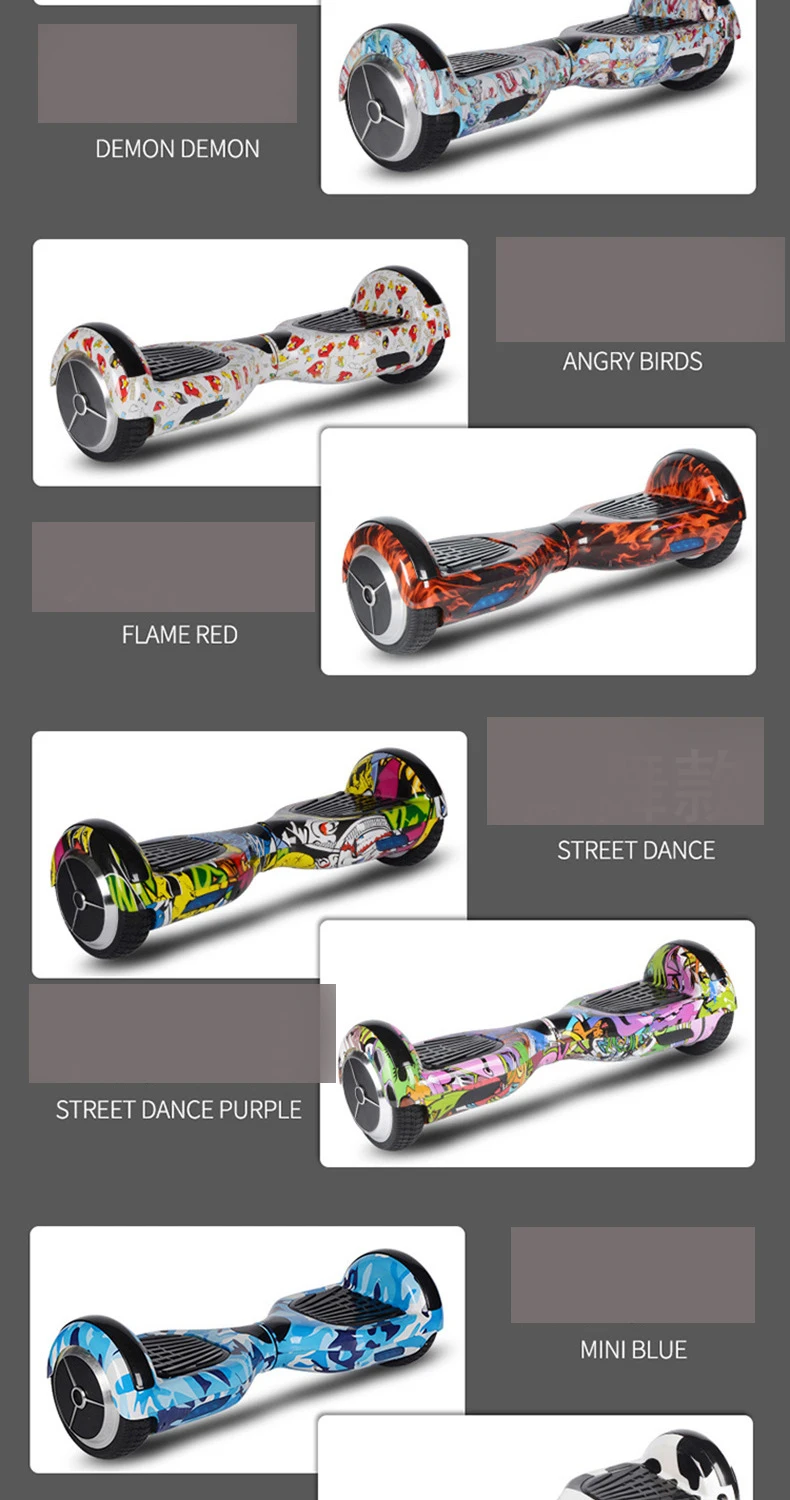 Cheap Electric Scooter Hoverboard ProtableS Incloud Bag ding 6.5 Inch 42V  Two Wheels  Self Balance for Adult Men Women Scooter 9