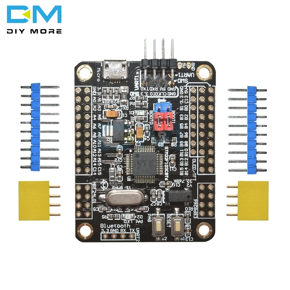 Макетная плата Minisystem STM32F 103C8T6 ARM раздвижная основная STM32 5 В Wi Fi
