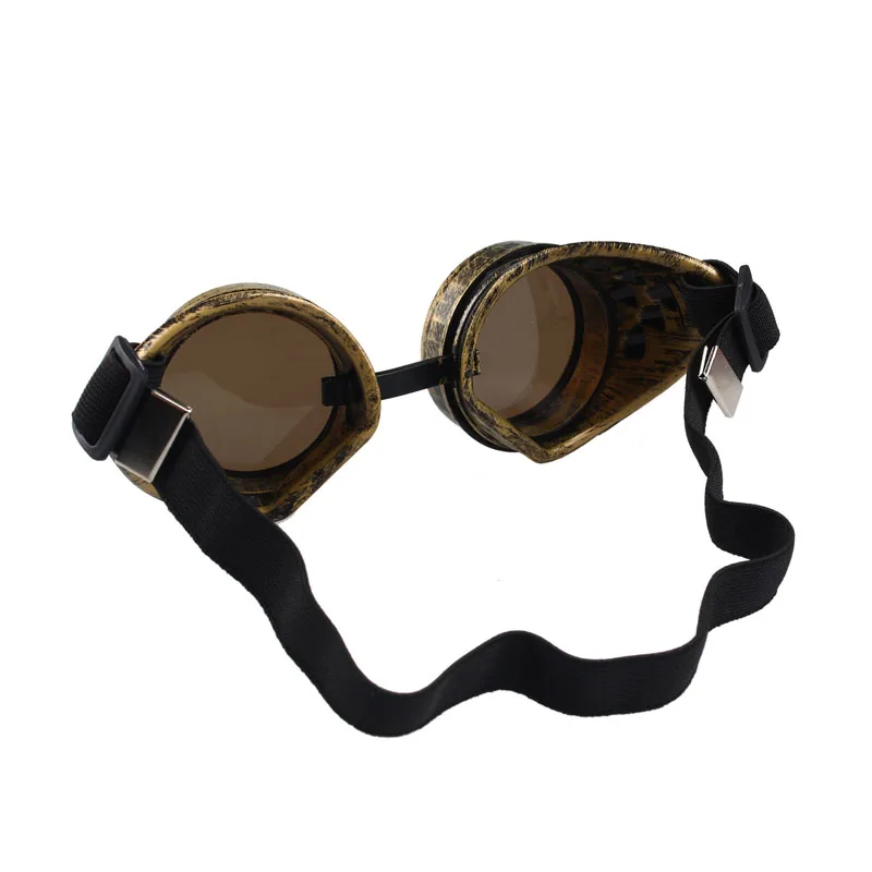 Стимпанк очки новое поступление моды винтажные круглые зеркальные стиль Сварка панк стекло Косплей и очки