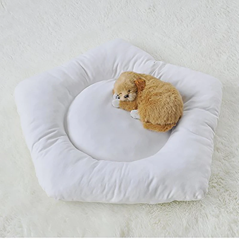 Comwarm Белый ПЭТ вигвама домашнее животное кошка кровать дом любимчика Портативный