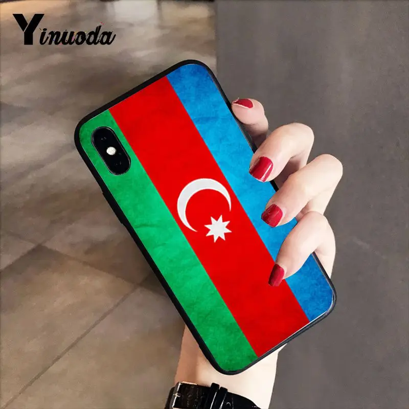 Yinuoda azerbaiana buta flag Красочный милый чехол для телефона iPhone 8 7 6 6S 6Plus X XS MAX 5 5S SE XR 10 Чехол - Цвет: A3