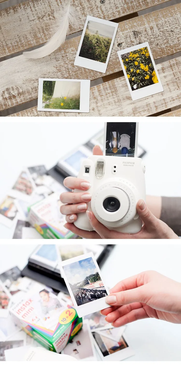 50 листов Fujifilm Fuji Instax Mini 8 пленка для Fujifilm Instax Mini 7 s 25 50 s 90 камера Fuji Instax белая кромка фото самоклейка на окна