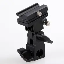 Флэш Горячий башмак Speedlite Гора Umbrella Держатель поворотный Осветительные стойки Кронштейн B Тип