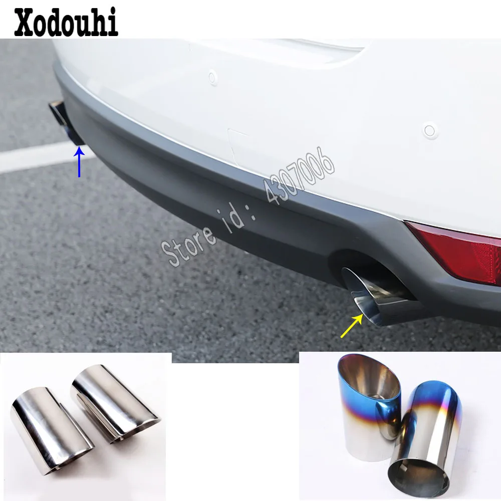 For Mazda CX 5 CX5 2nd Gen 2017 2018 car styling muffler end black pipe